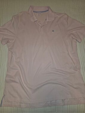 Brooks Brothers Light Pink Polo Shirt with Embroidered Logo